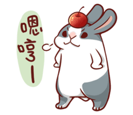 Fattubo Rabbit 3 sticker #10835689