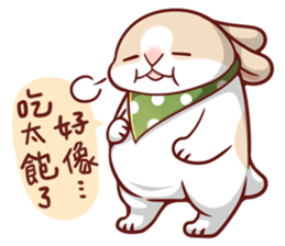 Fattubo Rabbit 3 sticker #10835692