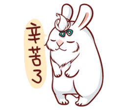Fattubo Rabbit 3 sticker #10835696