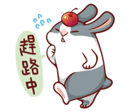 Fattubo Rabbit 3 sticker #10835697
