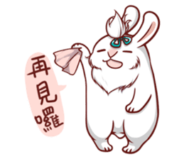 Fattubo Rabbit 3 sticker #10835699