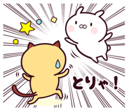 Cat & Rabbit 2 (Hug & Kiss) sticker #10835750