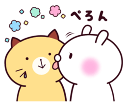 Cat & Rabbit 2 (Hug & Kiss) sticker #10835762