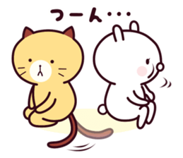 Cat & Rabbit 2 (Hug & Kiss) sticker #10835768