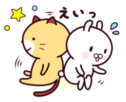 Cat & Rabbit 2 (Hug & Kiss) sticker #10835769