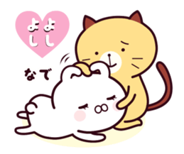 Cat & Rabbit 2 (Hug & Kiss) sticker #10835774
