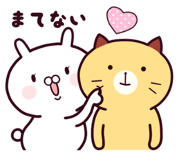 Cat & Rabbit 2 (Hug & Kiss) sticker #10835778