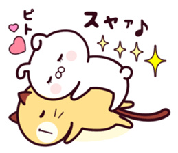 Cat & Rabbit 2 (Hug & Kiss) sticker #10835779