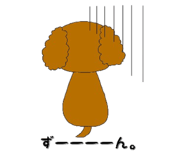 mocomoco toy poodle sticker #10835909