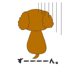 mocomoco toy poodle sticker #10835909