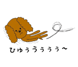 mocomoco toy poodle sticker #10835913