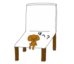 mocomoco toy poodle sticker #10835914