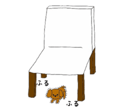 mocomoco toy poodle sticker #10835915