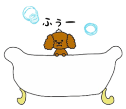 mocomoco toy poodle sticker #10835919