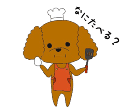 mocomoco toy poodle sticker #10835925