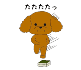 mocomoco toy poodle sticker #10835926