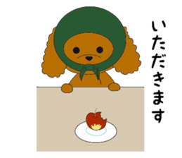 mocomoco toy poodle sticker #10835933