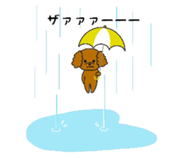 mocomoco toy poodle sticker #10835943