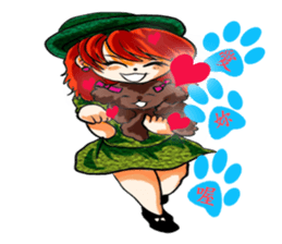 Gromit hi ~ happy sticker #10836146