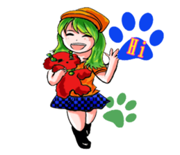 Gromit hi ~ happy sticker #10836149