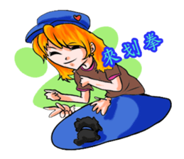 Gromit hi ~ happy sticker #10836156