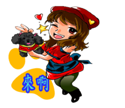 Gromit hi ~ happy sticker #10836157