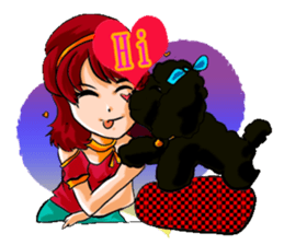 Gromit hi ~ happy sticker #10836162