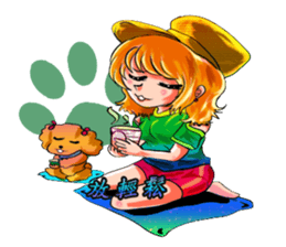 Gromit hi ~ happy sticker #10836173