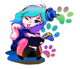 Gromit hi ~ happy sticker #10836182