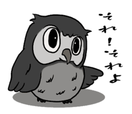 Owl (illustrations)Sticker sticker #10836434