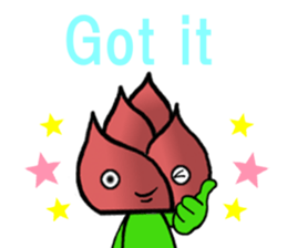 the bamboo shoot 2 English version sticker #10836545