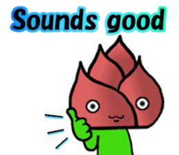 the bamboo shoot 2 English version sticker #10836547