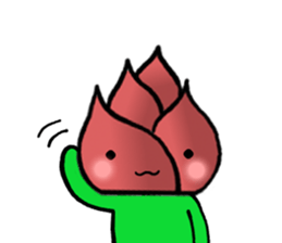 the bamboo shoot 2 English version sticker #10836558