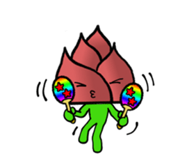 the bamboo shoot 2 English version sticker #10836575