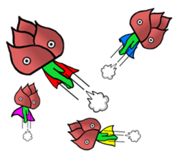 the bamboo shoot 2 English version sticker #10836581