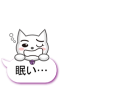 Colorful balloon Sticker of cat sticker #10836693