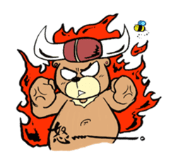 Bucket bear. sticker #10836640