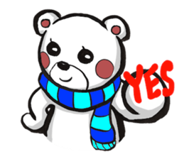 Bucket bear. sticker #10836644