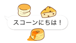 bread message with baloon sticker #10837226