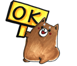 Chama-Shiba sticker #10837761