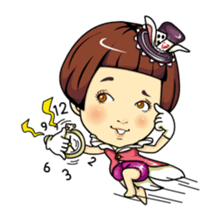 Changing clothes Momo-chan 5 sticker #10838558