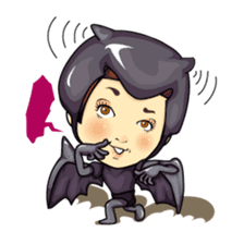 Changing clothes Momo-chan 5 sticker #10838562