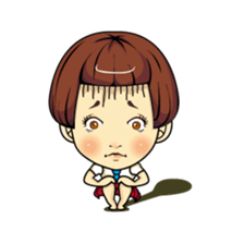 Changing clothes Momo-chan 5 sticker #10838574