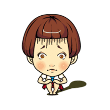 Changing clothes Momo-chan 5 sticker #10838574