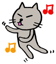 The cat which speaks Kansai accent sticker #10838801