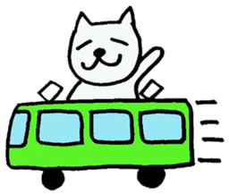 The cat which speaks Kansai accent sticker #10838812