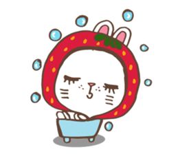 REDStrawberry-Rabbit sticker #10839345