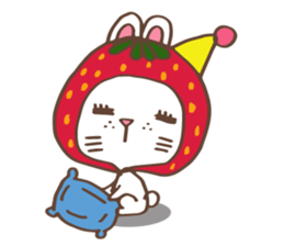 REDStrawberry-Rabbit sticker #10839351