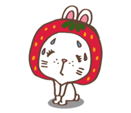 REDStrawberry-Rabbit sticker #10839353