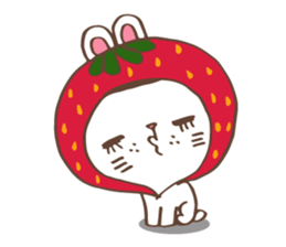 REDStrawberry-Rabbit sticker #10839354